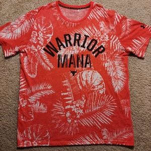 Under Armour Orange Short Sleeve Tee with Sporty Design